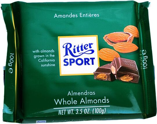 Շոկոլադե սալիկ նուշով «Alfred Ritter» 100գ 