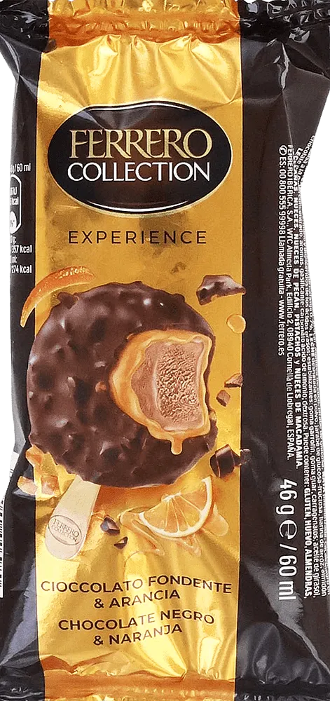 Ice cream with orange syrup "Ferrero Collection Cioccolato Fondente & Arancia" 46g