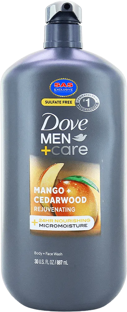 Լոգանքի գել «Dove Men+Care Mango+Cedarwood» 887մլ