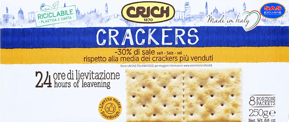 Salty crackers "Crich" 250g
