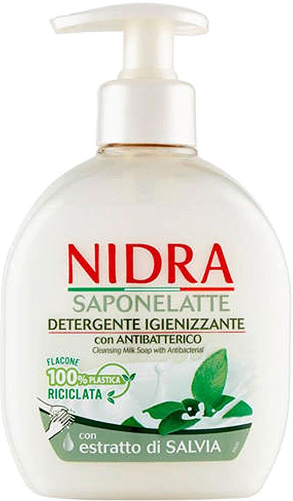 Мыло жидкое антибактериальное "Nidra" 300мл
