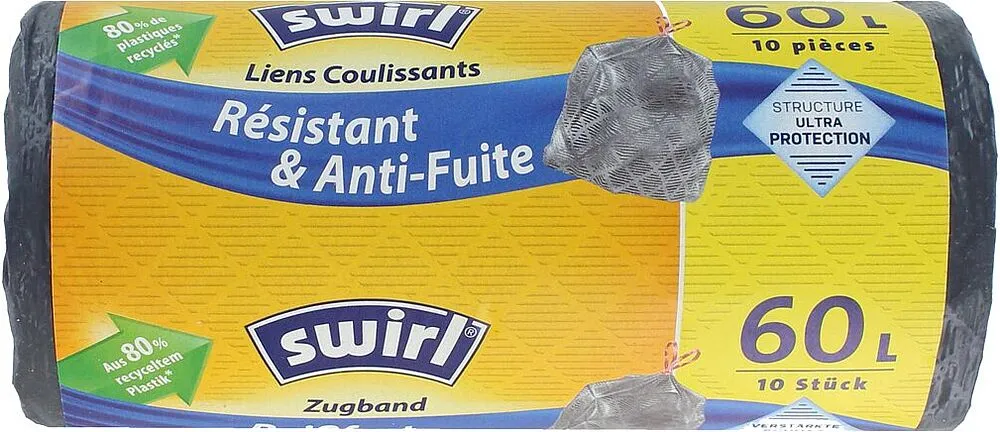 Garbage bags "Swirl" 60l
