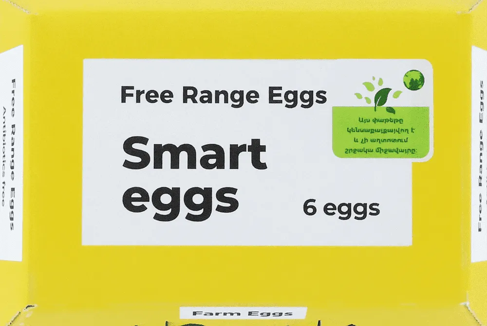 Egg "Smart Eggs" 6 pcs
