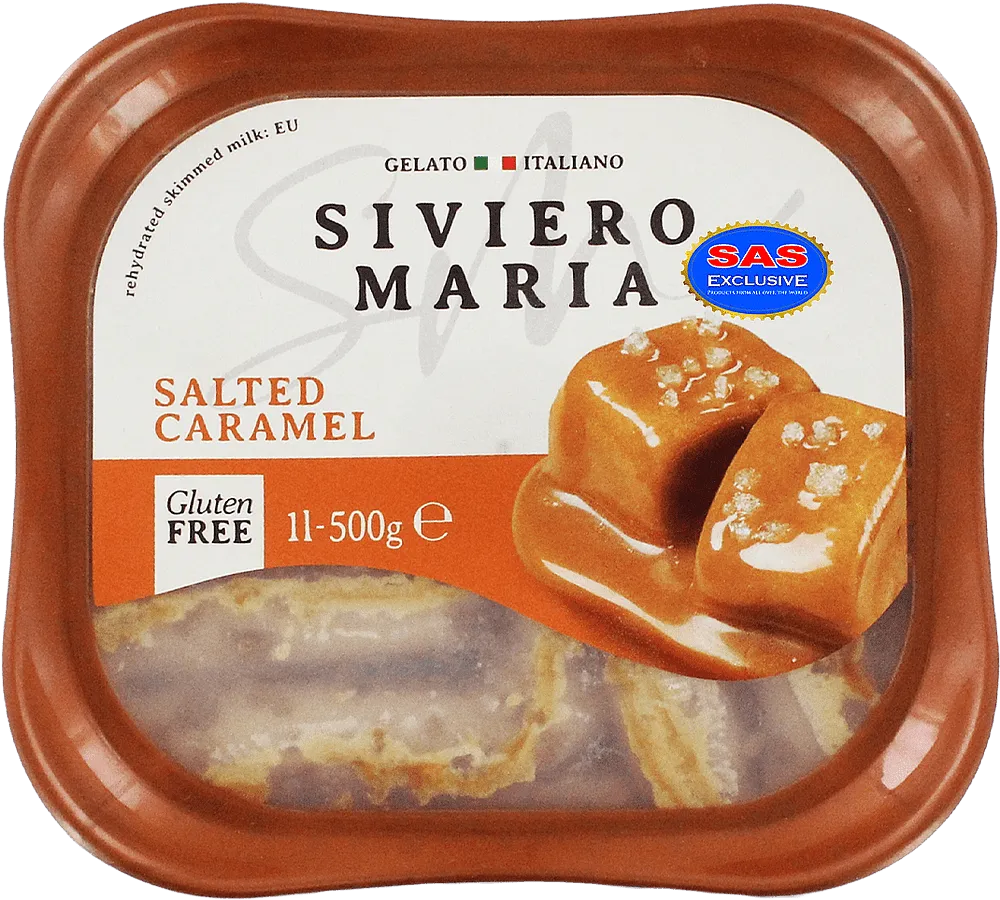 Caramel ice cream "Siviero Maria Salted Caramel" 500g
