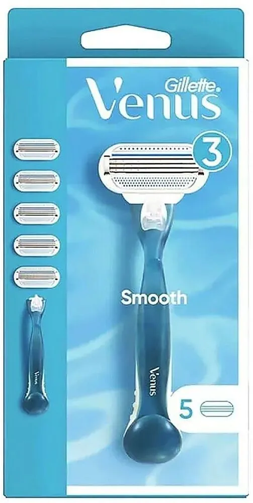 Shaving system "Gillette Venus Deluxe" 5 pcs
