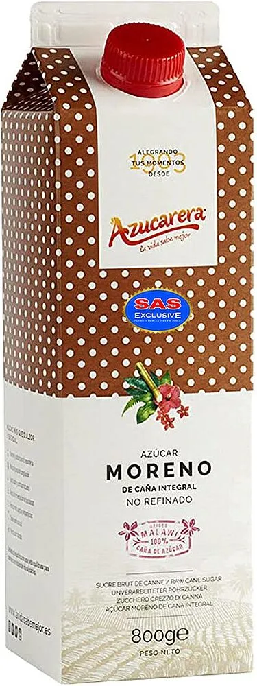 Сахар тростниковый "Azucarera Moreno" 800г 