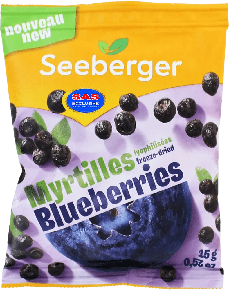 Dried blueberries "Seeberger" 15g
