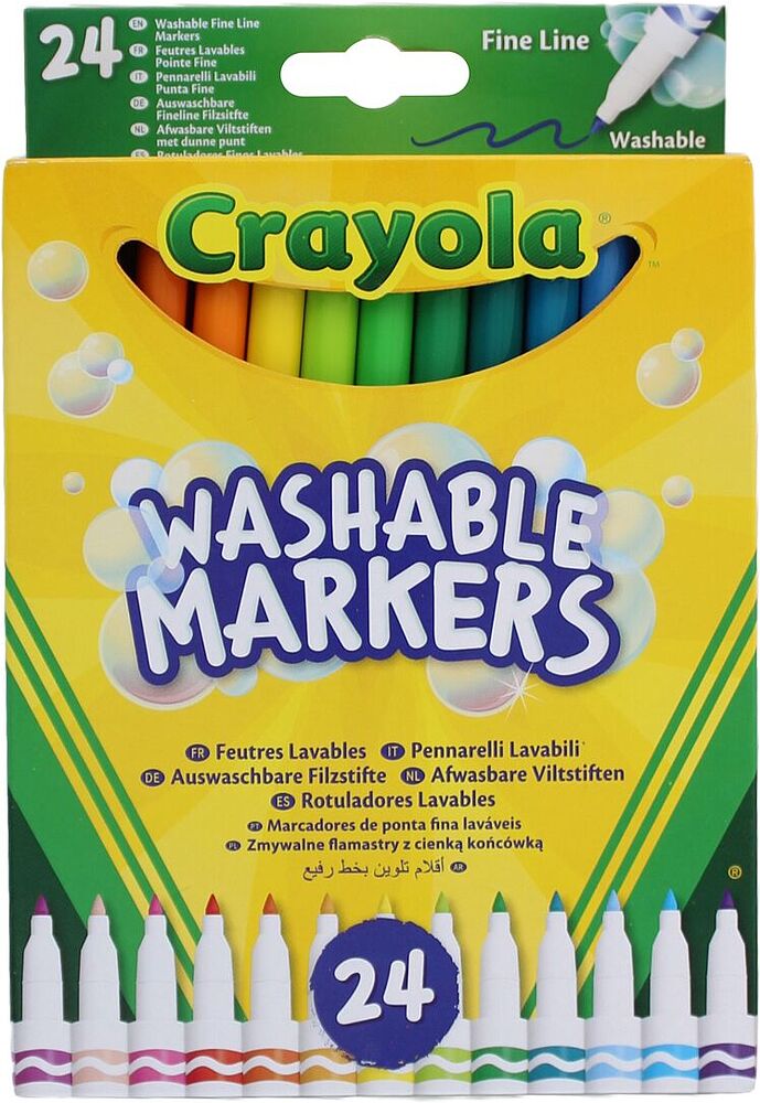 Ֆլոմաստերներ գունավոր «Crayola» 24 հատ
