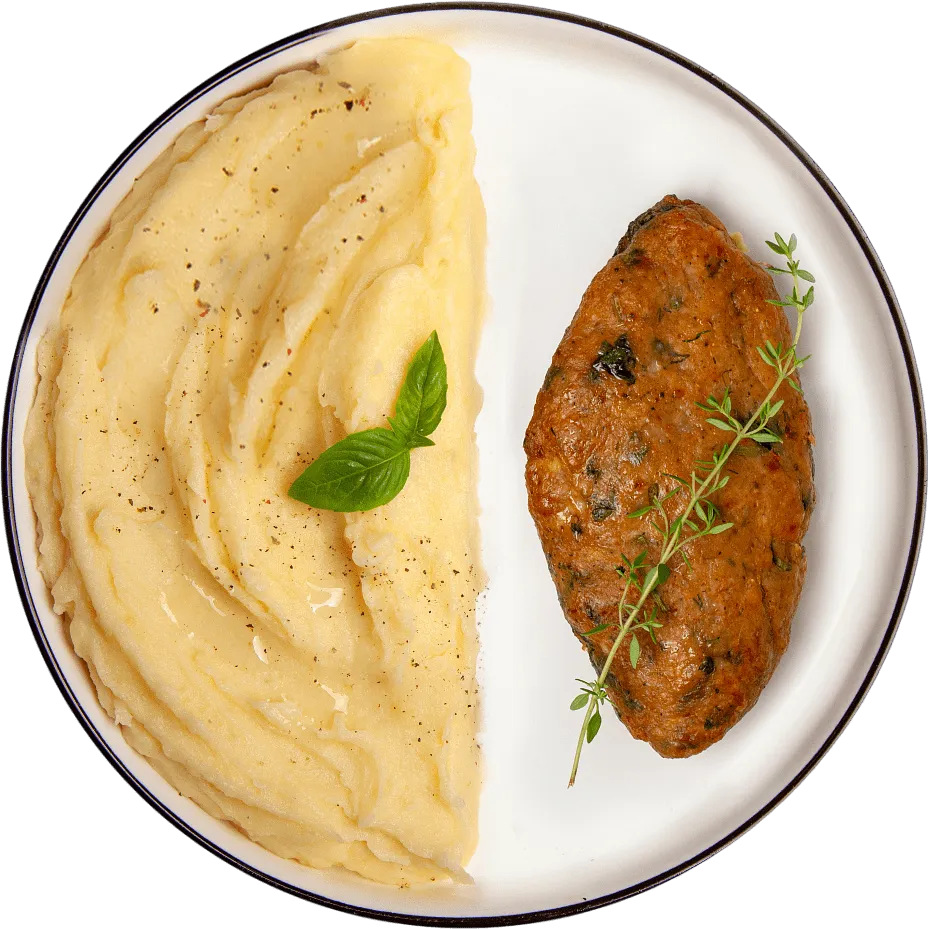 Combo 3 mashed potatoes + chicken cutlet
