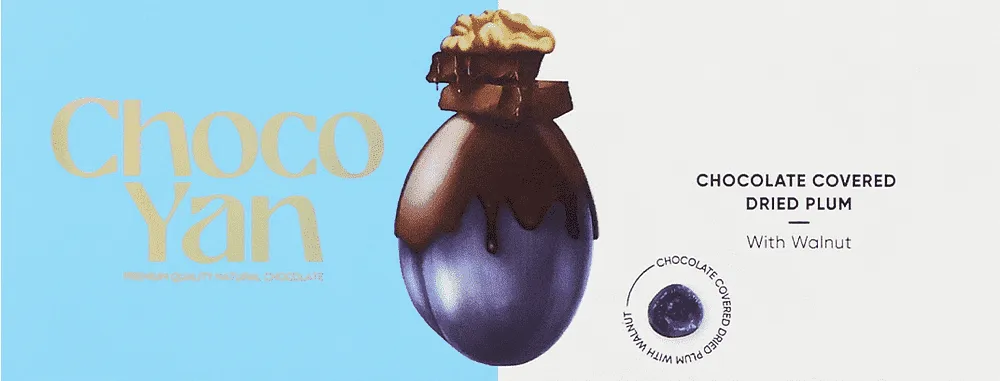 Chocolate covered plum "ChocoYan" 230g±7g

