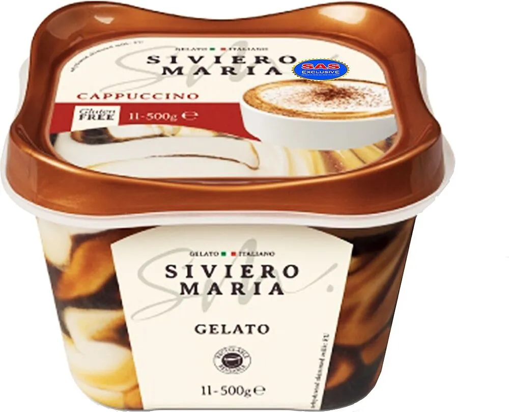 Cappuccino ice cream "Siviero Maria Cappuccino" 500g 