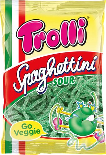 Կոնֆետներ դոնդողե «Trolli Spaghettini Sour» 100գ