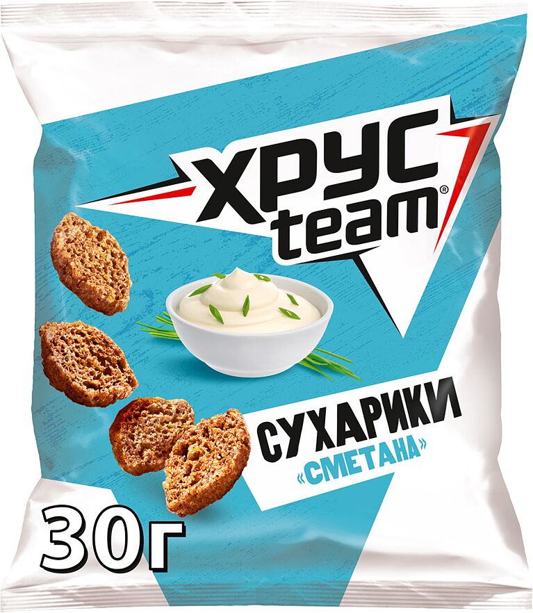 Sour cream crackers "Xrus Team" 30g 