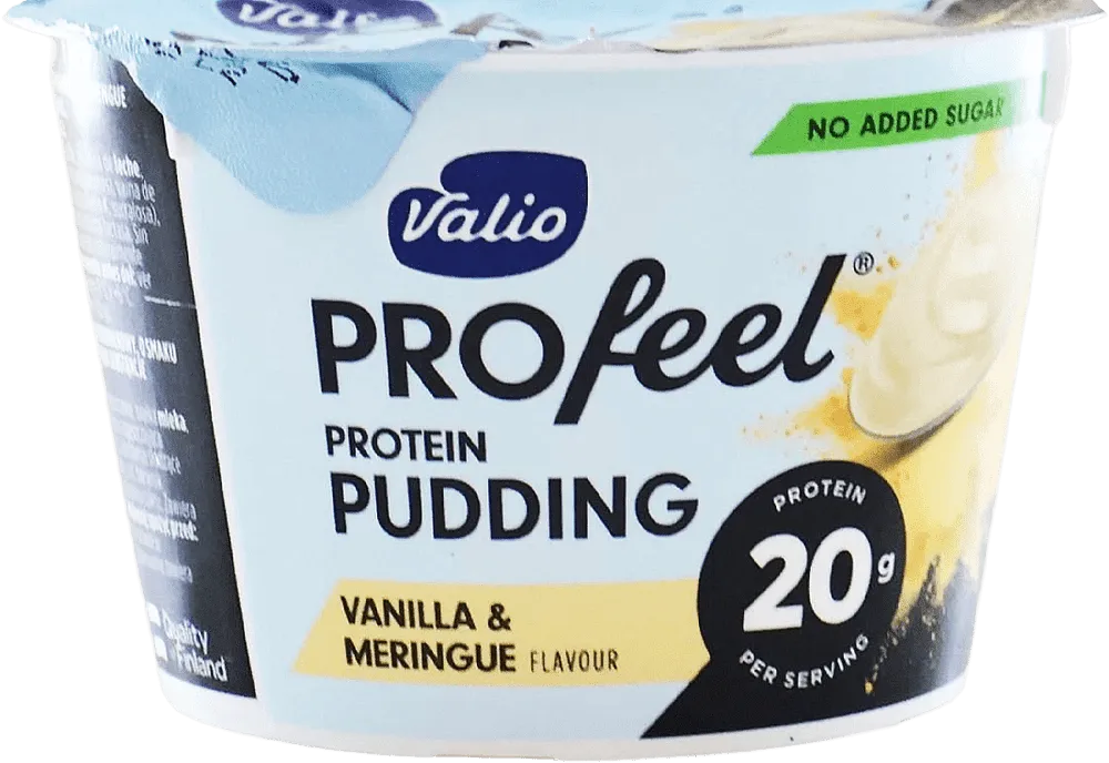 Пудинг протеиновый с ванильным и меренговым вкусом "Valio Profeel Vanilla & Meringue" 180г