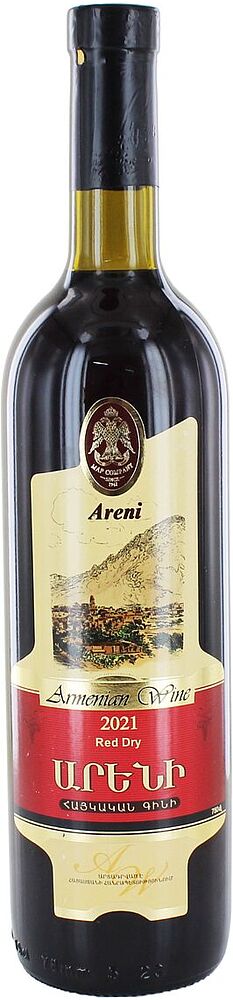 Вино красное "Арени" 0.75л