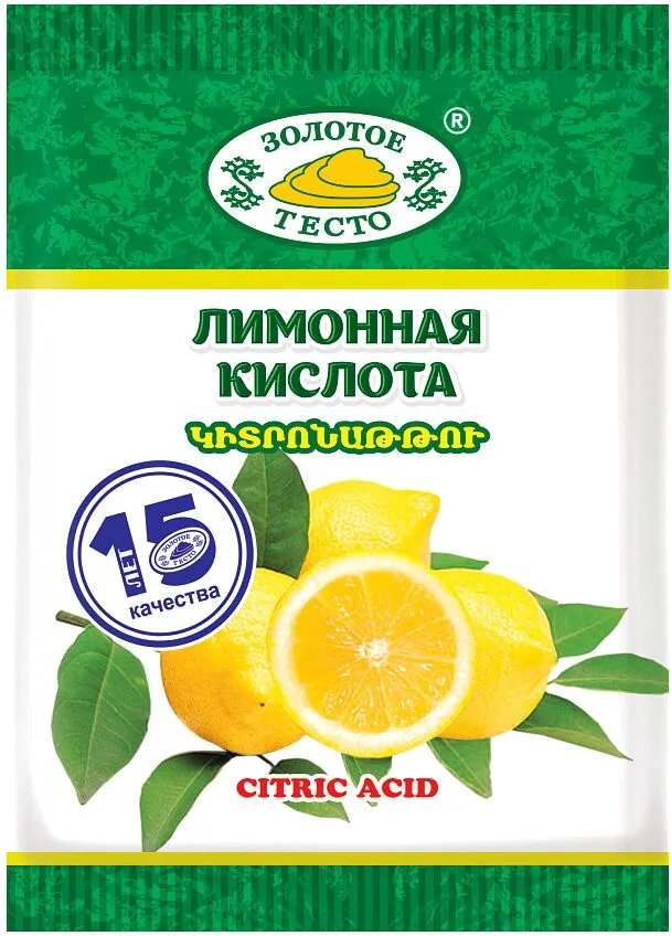 Citric acid "Zolotoe testo" 40g 