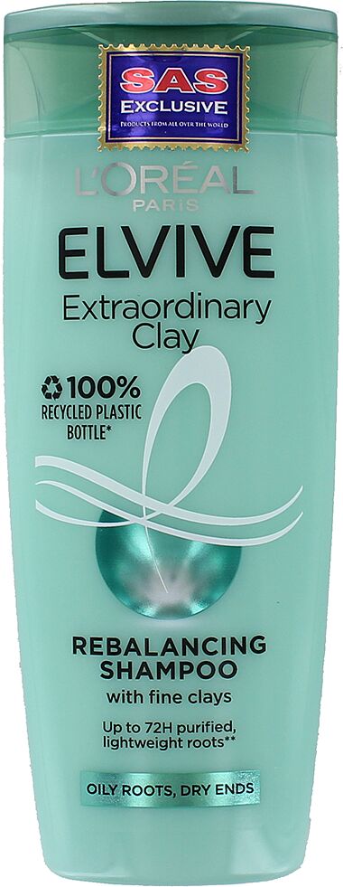 Shampoo "L'Oreal Elvive Extraordinary Clay" 250ml