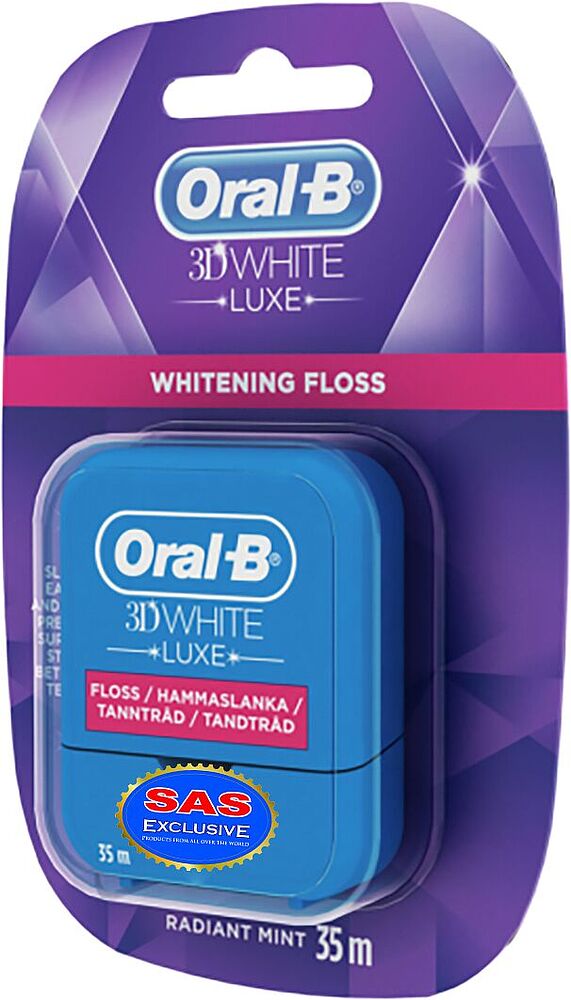 Ատամի թել «Oral-B 3D White Luxe»