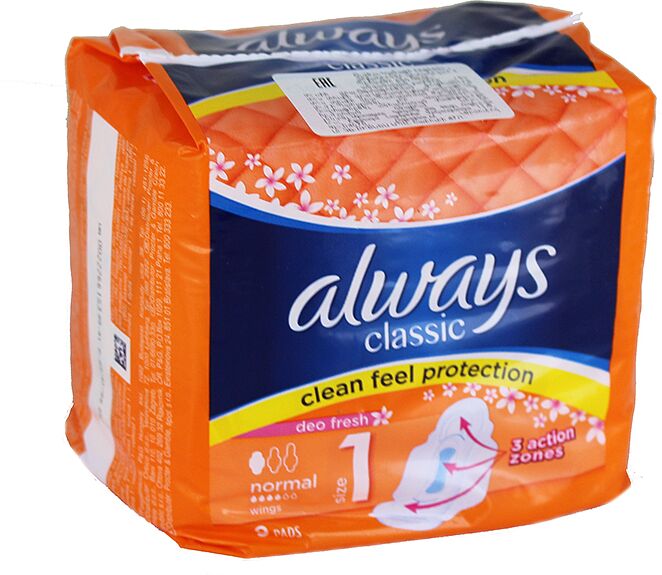 Sanitary towels "Always Classic Normal" 9pcs