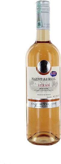Գինի վարդագույն «Saint Auriol Syrah Pays D'OC» 0.75լ