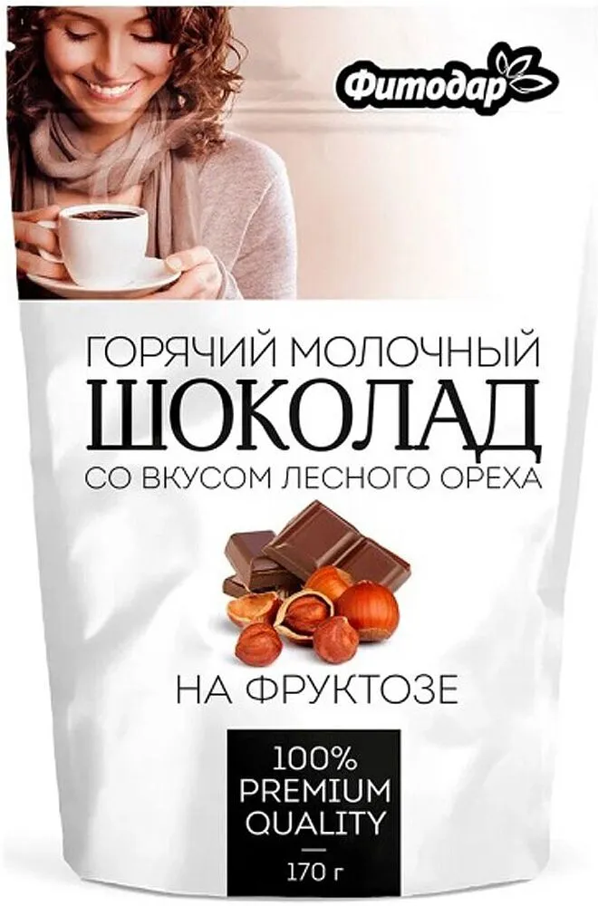 Տաք շոկոլադ լուծվող «Фитодар» 170գ
