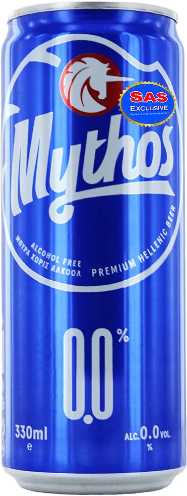 Beer "Mythos 0%" 0․33l
