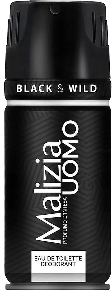 Դեզոդորանտ պարֆումացված «Malizia Black & Wild» 150մլ
