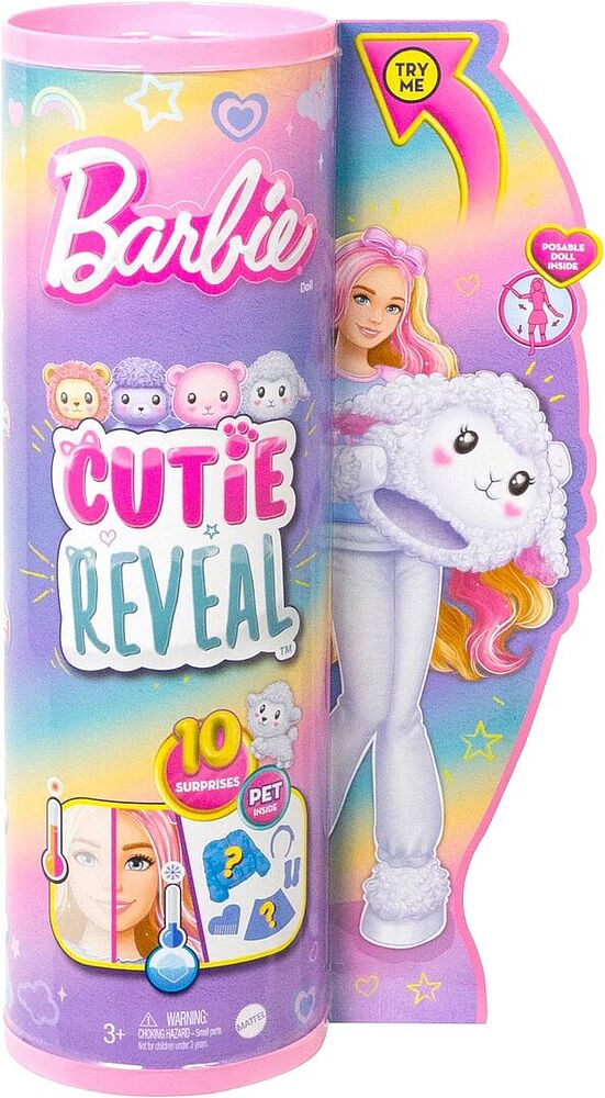 Տիկնիկ «Barbie Cutie Reveal»
