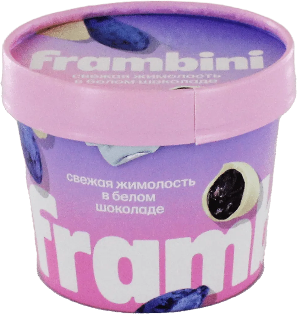 White chocolate-covered honeysuckle berry "Frambini" 130g
