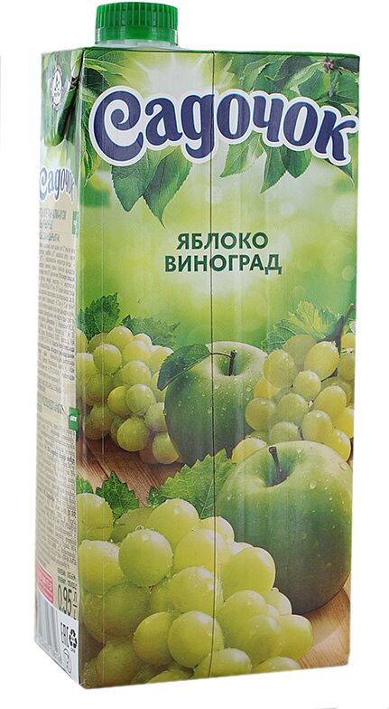 Juice "Sadochok" 0.95l Apple & grape
