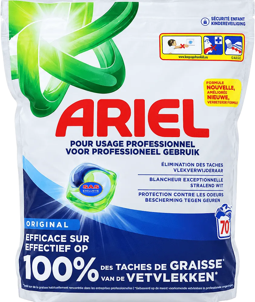 Լվացքի պարկուճներ ունիվերսալ «Ariel Original» 70 հատ