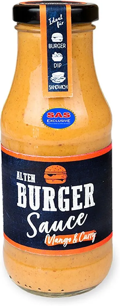 Burger sauce "Altenburger Burger Mango & Curry" 250ml
