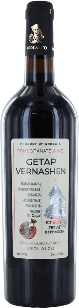 Pomegranate wine "Vedi Alco Getap Vernashen" 0.75l
