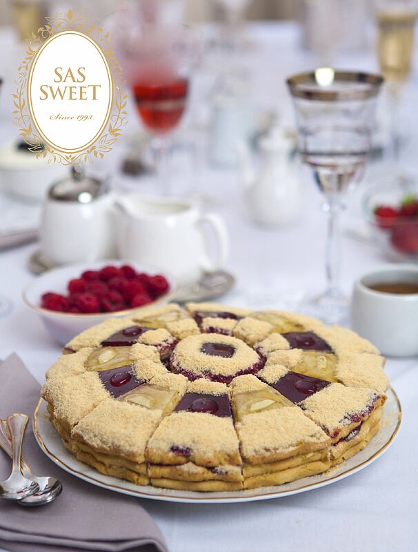 Pie “SAS Sweet Raspberry-apple”