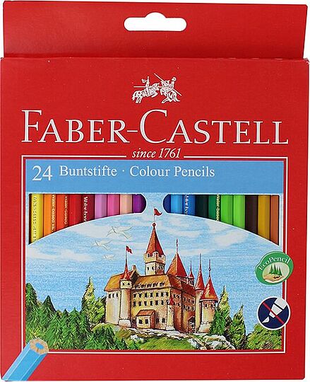 Մատիտներ գունավոր «Faber-Castel» 24հատ