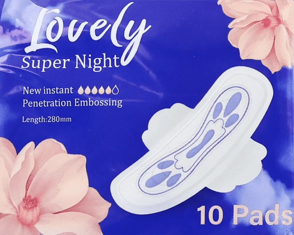 Sanitary towels "Lovely Super Night" 10 pcs
