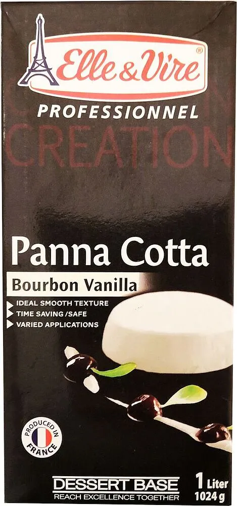 Panna cotta base "Elle & Vire" 1l