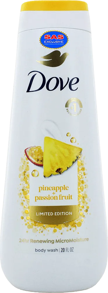 Shower gel "Dove Pineapple + Passion Fruit" 591․47ml
