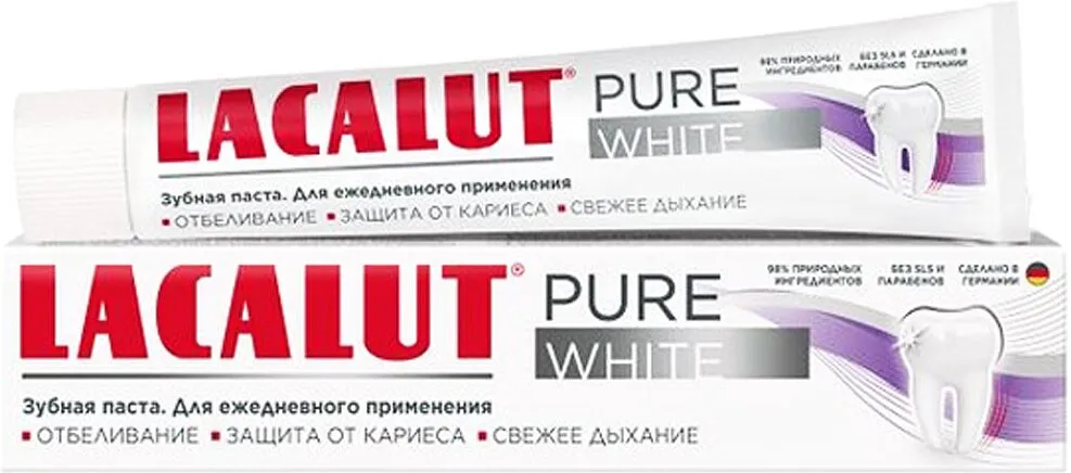 Toothpaste "Lacalut Pure White" 75ml
