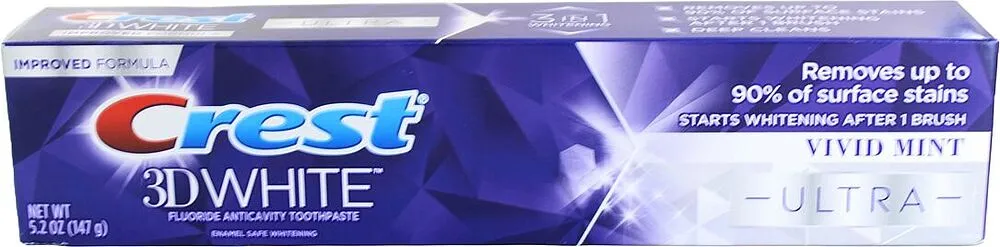 Toothpaste "Crest 3D White" 147g