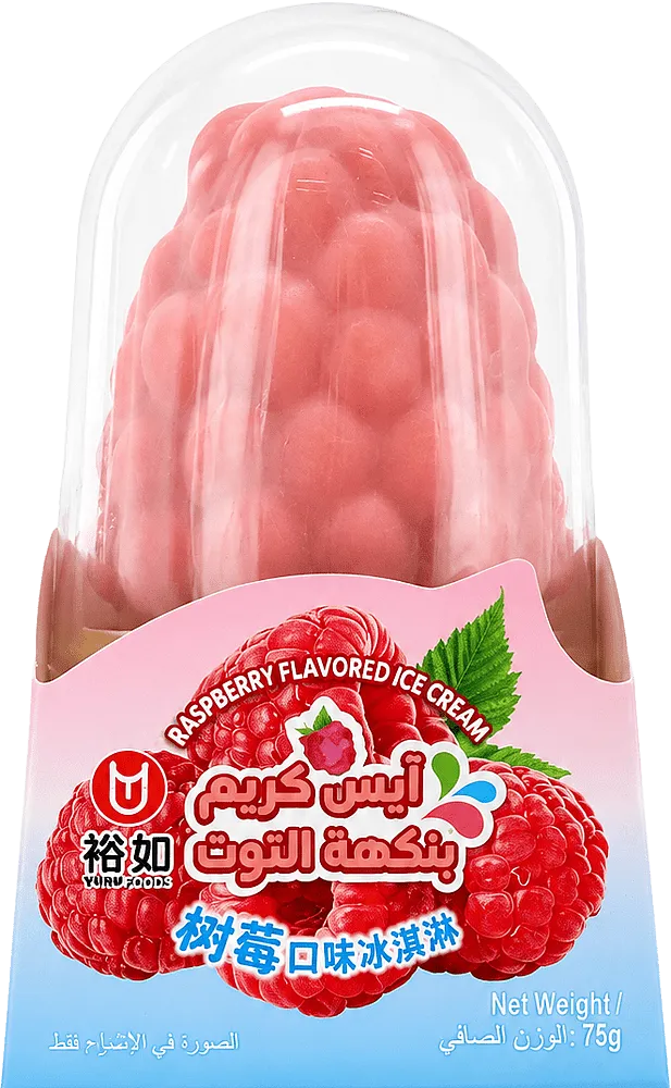 Պաղպաղակ ազնվամորու «Yuru Foods Rapsberry» 75գ