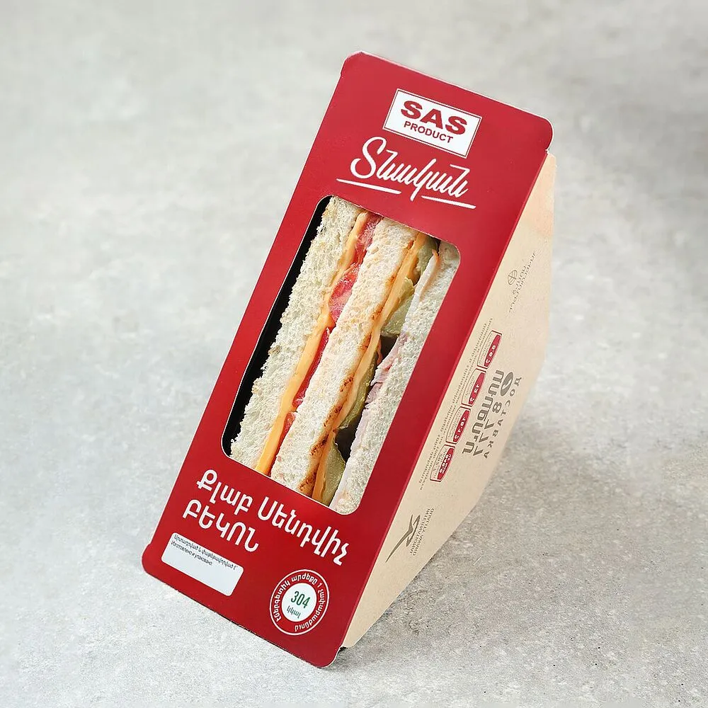 Club sandwich with bacon "Tnakan" 150g

