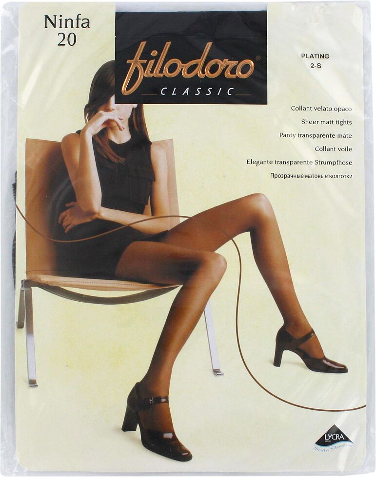 Զուգագուլպա «Filodoro Ninfa»  platino (պլատին)