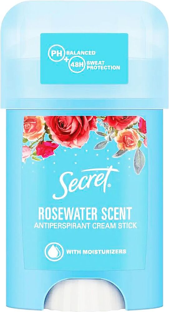 Antiperspirant-stick "Secret Rosewater" 40ml
