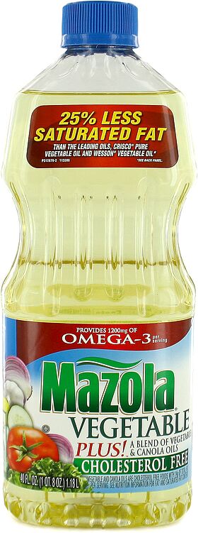 Vegetable oil "Mazola" 1.18l