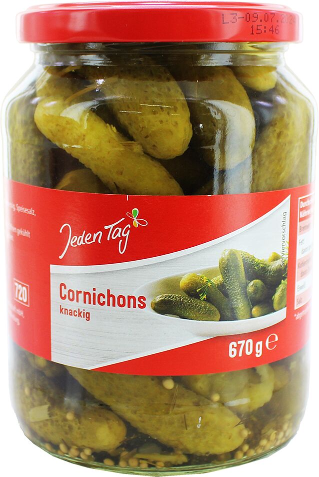Pickled cornichons 
