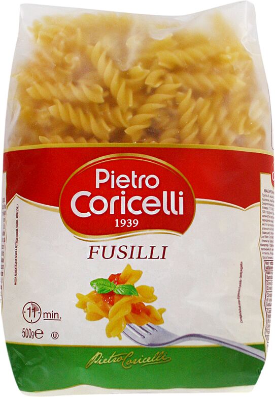 Noodles "Pietro Coricelli Fusilli" 500g