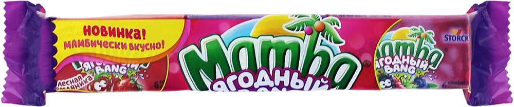 Մաստակ-կոնֆետ հատապտղային «Mamba» 79.5գ
