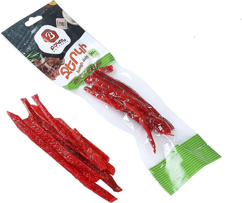 Pork jerky "Bacon" 30g
