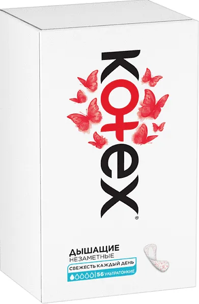 Pantyliners "Kotex Lux Superslim" 56pcs